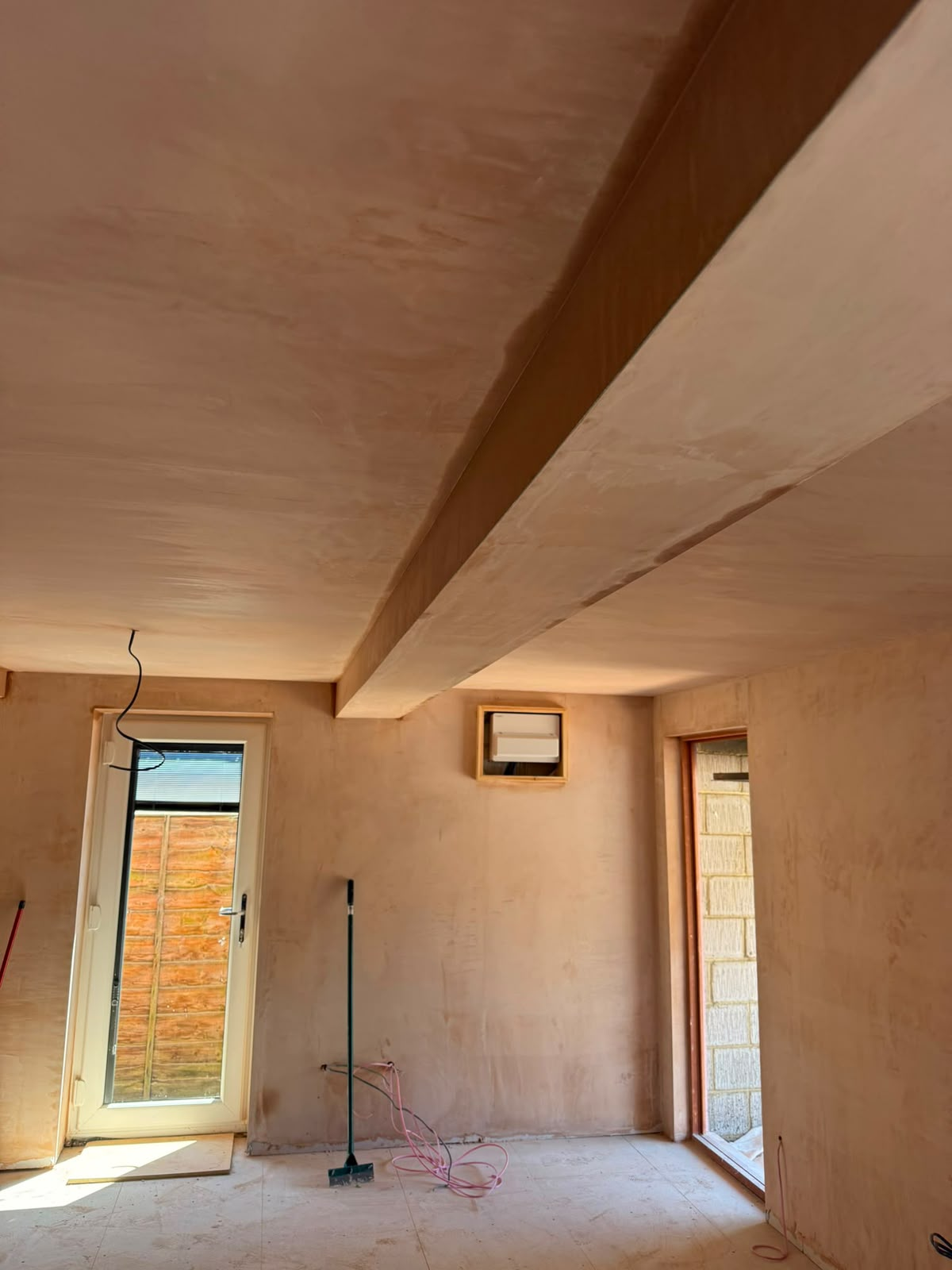 Fresh Plaster Finish with Bulkhead Detail